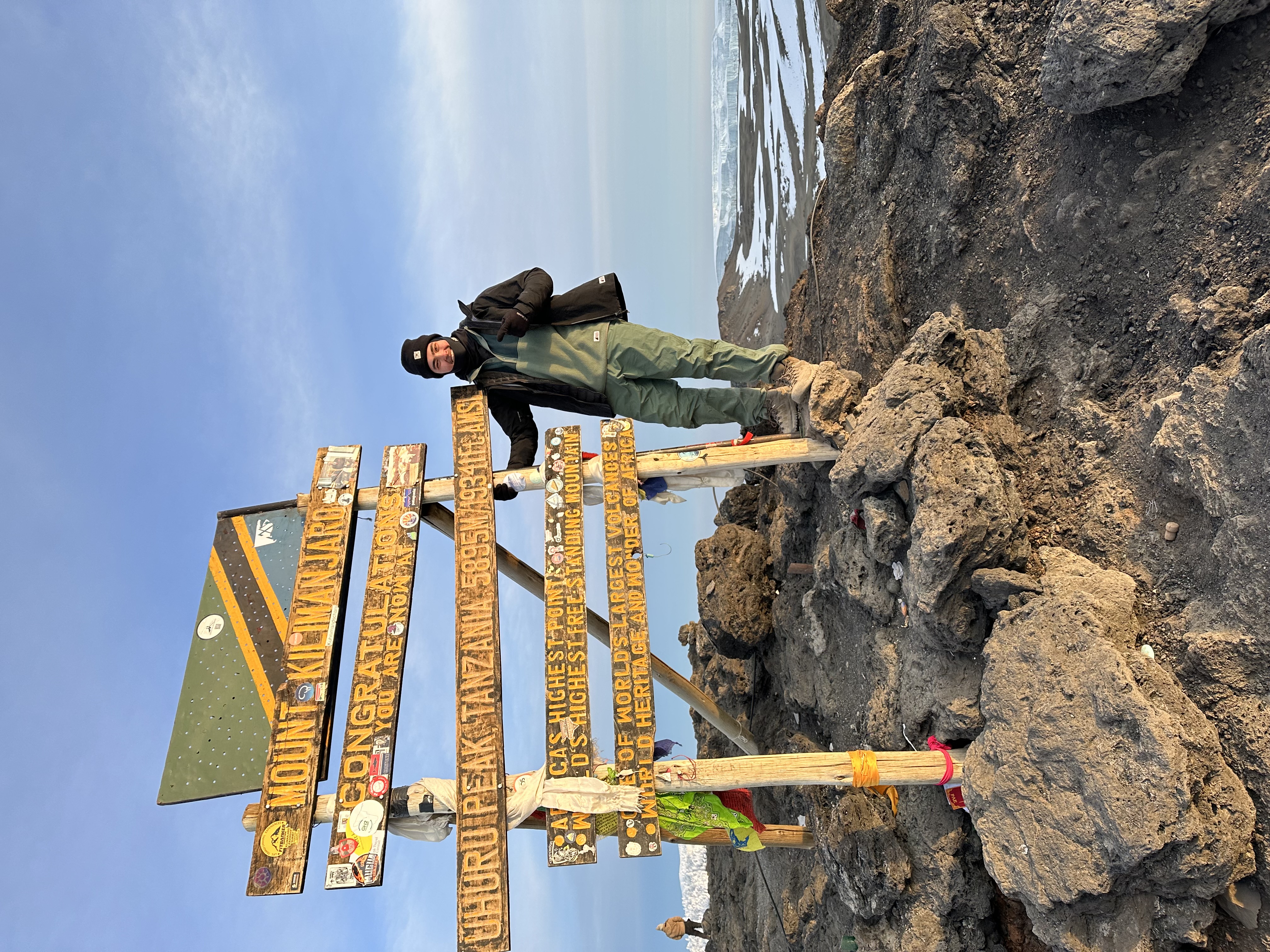 Jack Gerber on Mount Kilimanjaro