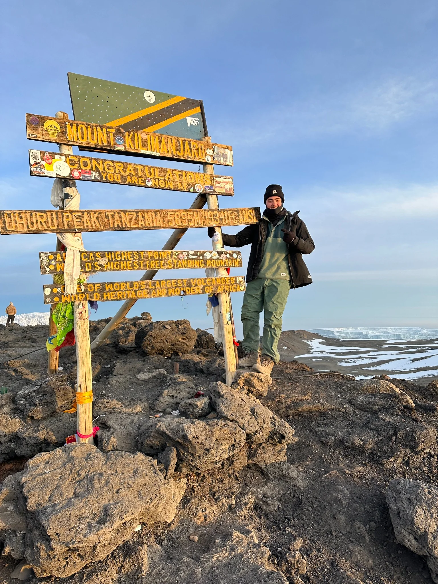 Jack Gerber on Mount Kilimanjaro