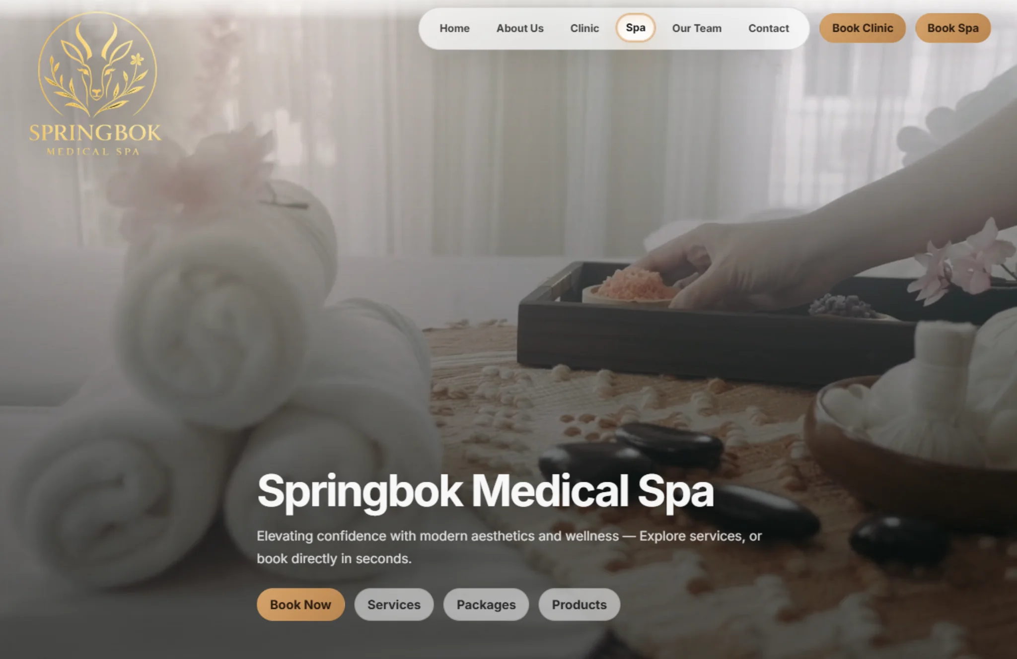 Springbok Medical website preview